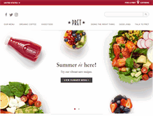 Tablet Screenshot of pret.com